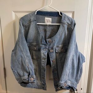 Torrid light wash denim jacket